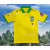 Brazil National Team Soccer Jersey '' World Cup Style Men Women Unisex Fan Shirt Breathable Cotton Blend Sportswear