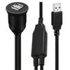 Более быстрая и эффективная зарядка Двойные порты USB Панель для скрытого монтажа Автомобильные аксессуары Поддержка передачи данных или зарядки