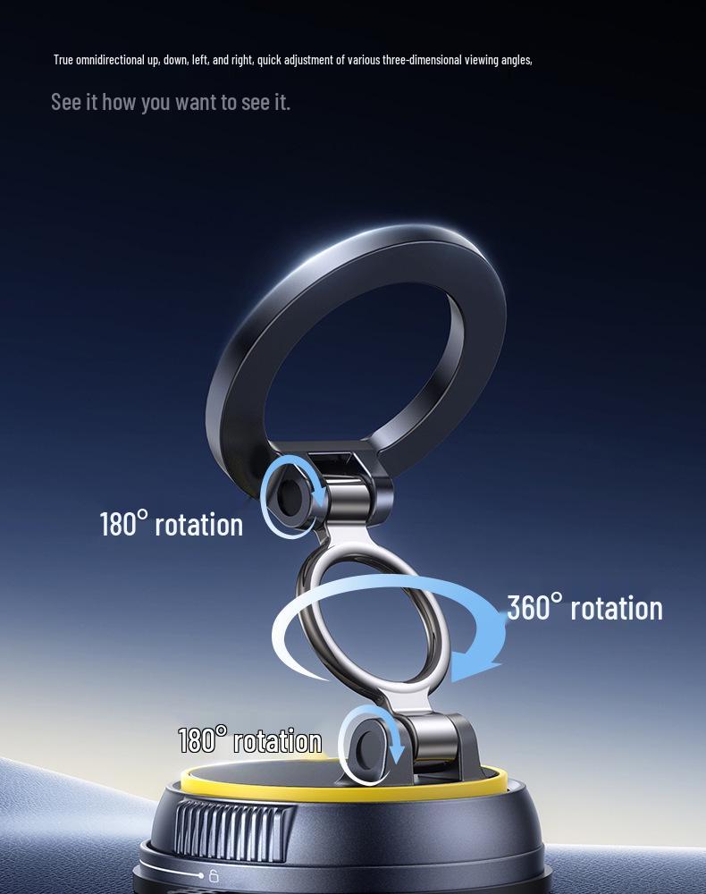 2025 Magnetic Car Phone Holder with Vacuum Suction Cup