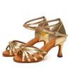 Women Tango Ballroom Latin Waltz Dance Girls Party Shoes High Heeled 7CM