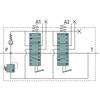 Hydraulic distributor 2-section 1/2" 3/8" 40L