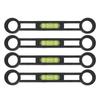 4Pcs Curved Foot Level Precise Measurement Deformation Resistance DIY Level Tool for Level