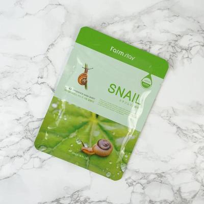 VISIBLE DIFFERENCE MASK SHEET SNAIL, Увлажняющая,Корейская косметика, Kbeauty, образец