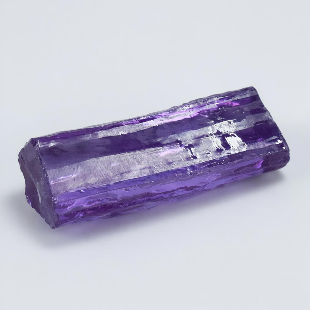 Purple Sapphire 175.2 Ct Natural Earth-Mined Uncut Rough Gemstone