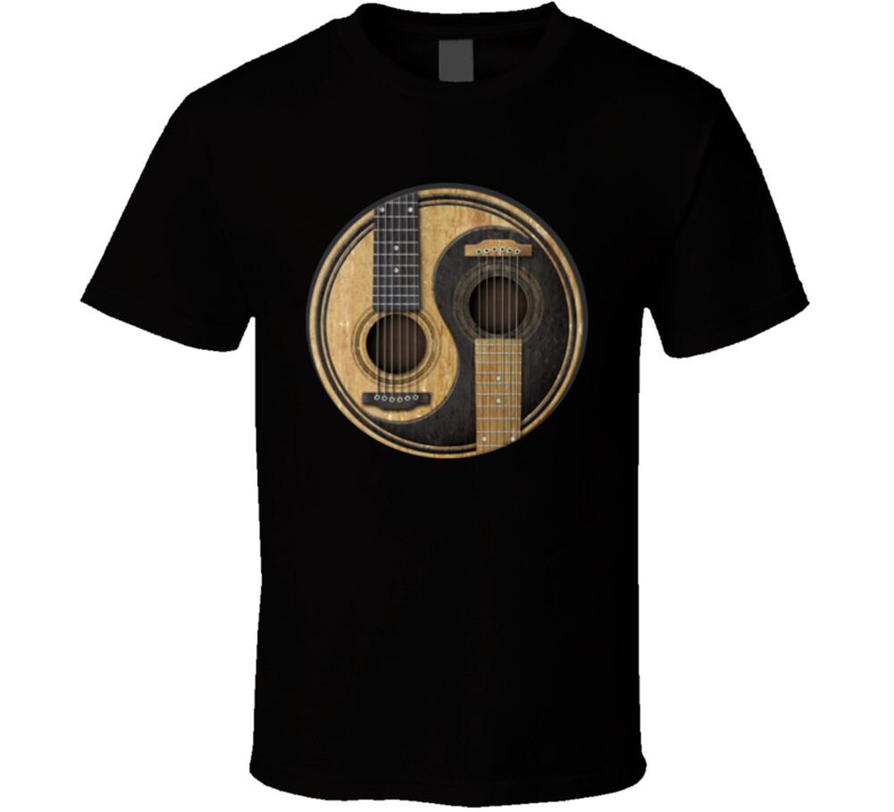 Yin Yang Guitars T Shirt Mens Womens Tees Top