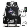 Unisex School Backpack Teens - Oxford Fabric Breathable Design Cartoon Print Multi-Color Options
