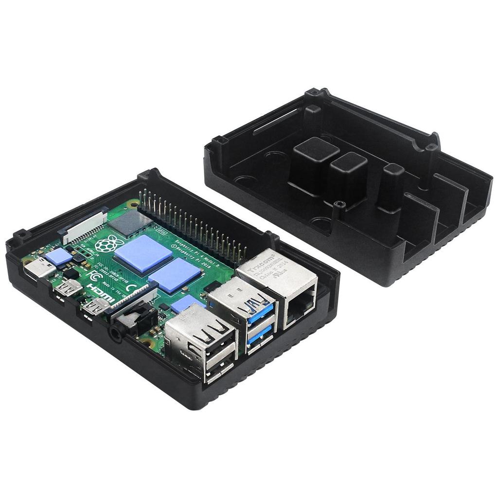 Алюминиевый корпус с охлаждением для Raspberry Pi 3B/4B