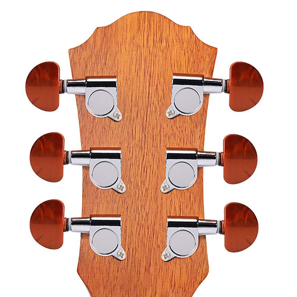 6PCS Sealed Guitar Tuning Pegs 3L3R Guitar Locking Tuners Professional Guitar Tuning Machine Head