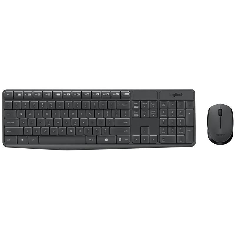 Logitech MK235 Full-Size Wireless Keyboard and Mouse Combo