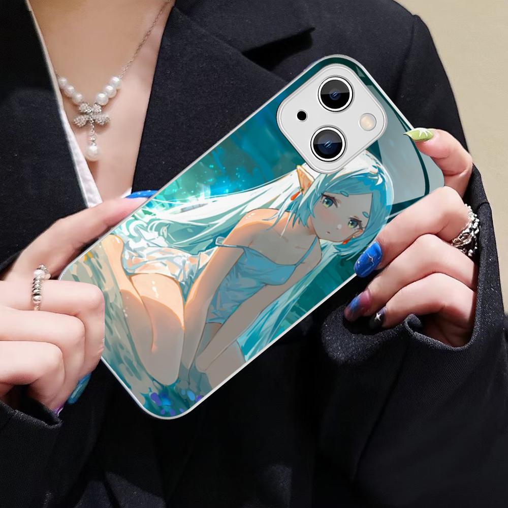 Горячий японский аниме-комикс Фрирен Чехол для телефона Для IPhone 14 13 12 Mini 11 Pro XS Max X XR 14 Plus Закаленное стекло