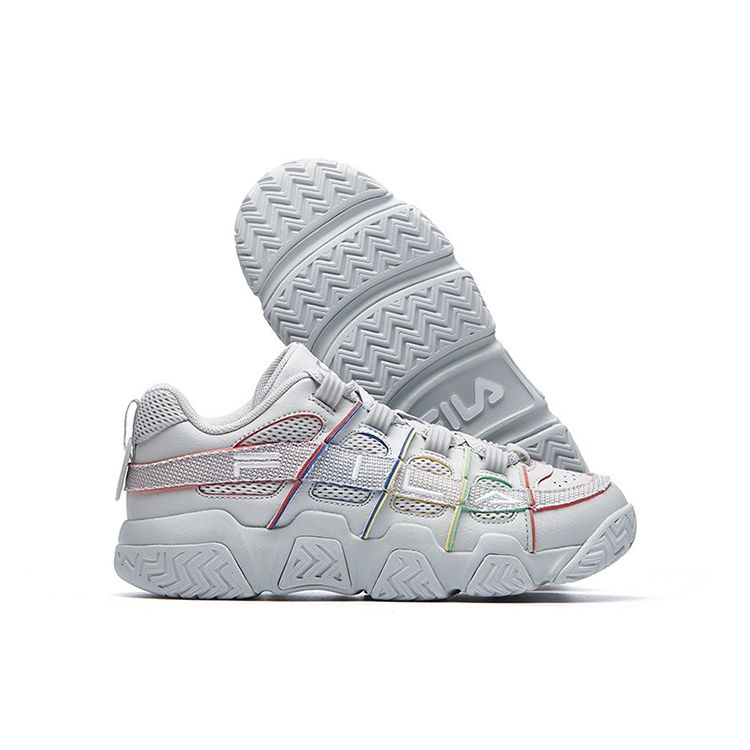 FILA Heritage Серия Fht Универсальные Удобные Низкие Ретро Баскетбольные Кроссовки Женские кроссовки Day-Rock-Gray T12W031205FLG