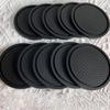 Set of 2 Thickened PVC Automotive Drink Mats Cup Holders Coasters Pads For Secure Placement Of Beverages In Moving Car
