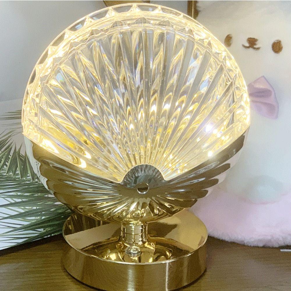High-End Dimmable Crystal Table Lamp Adjustable Soft Lights Acrylic Night Light Touch Control Ornaments LED Desk Lamp Home Decor