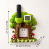 3D Printed Forest Tree Hole Switch Storage Rack Creative Remote control storage  Living Room Decor