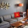 USSR Hammer And Sickle CCCP Russian Soviet Flag Square Pillow Case Throw Pillow Casual Cushion Covers