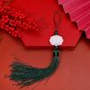 1 шт. в древнем китайском стиле, шелковые кисточки с узлом, кисточки в виде лотоса, кулон с кисточками, нефритовые бусины, кисточка