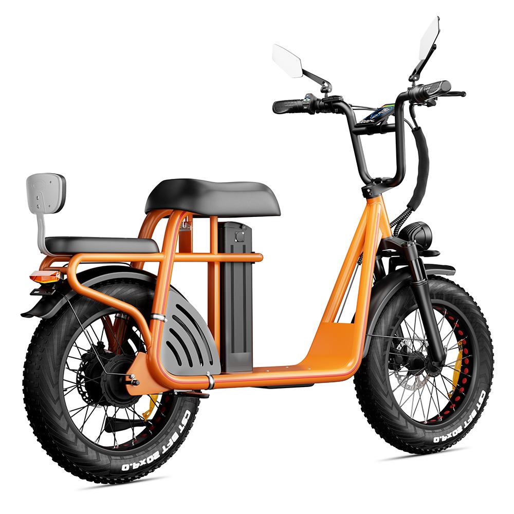 Electric Bicycle Drvetion ET20 20" 1000W Motor City Electric Bike For Adult 48V 15AH With NFC Max Range 80Km Max Load 150Kg