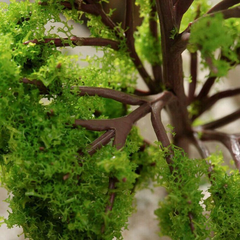 Высота модели деревьев 4 см, зеленые аксессуары, детали инструментов, профессиональные 50 шт.