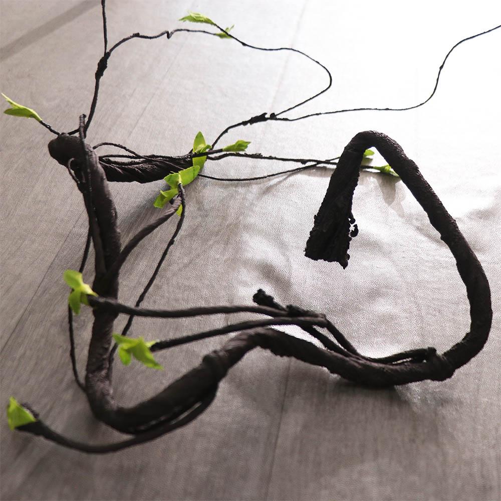 Гибкая рептилия Угловая ветка Имитация джунглей Ветки для лазания Бородатая агама