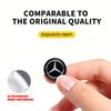 MEA4   14mm Car Key 3D Aluminum Logo Replacement Sticker Accessories For Mercedes-Benz GLC X253 X254 C-Class W205 W206 A-Class W177 GLA