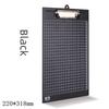 Office Supplies Vertical Plastic Note Board Plate Holder Board A5 Plate Holder Signature Board Pad for Writing Menu Holder Multi-Layer File Folder