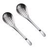 2pcs Stainless Steel Strainer Spoon Skimmer Slotted Spoon Pepper Strainer Kitchen Colander Spaghetti Drain Spoon Food Filtration6