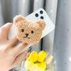 Милый Медведь Мобильный Держатель-Подушка Мультяшный Плюшевый Корейский Ins Креативный Настольный Ленивый Клейкий Раздвижной