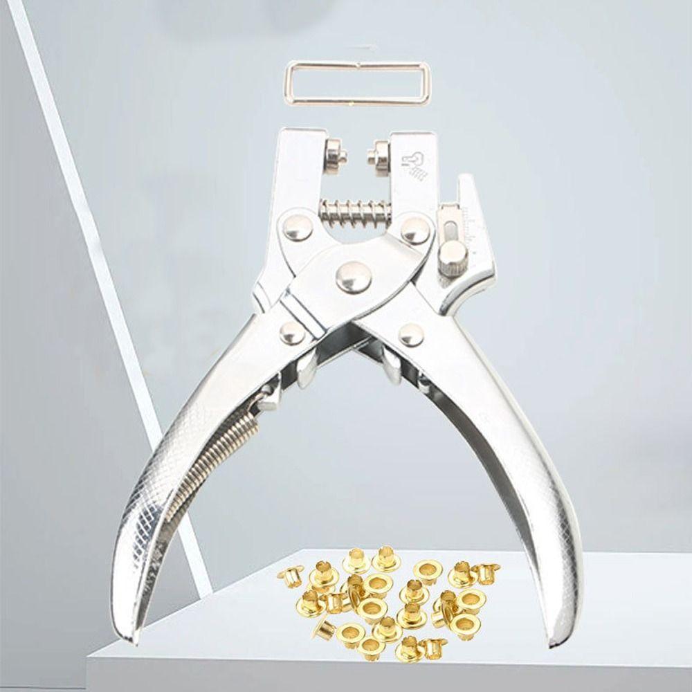 Snap Buttons Eyelet Punch Pliers Metal Hole Punch Tool Durable Grommet Tool  Bag Repair