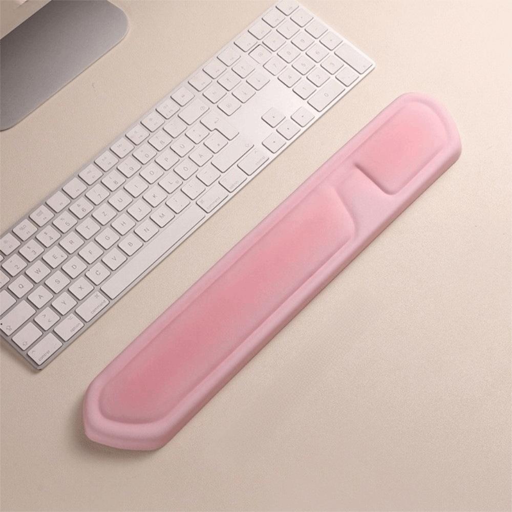 Silicone Wrist Rest Mouse Pad Non-Slip Smooth Surface Mouse Pad With Wrist Rest Soft Thick Sponge Keyboard Wrist Support