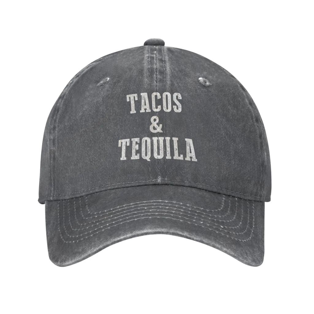 Джинсовая кепка Tacos&Tequila бейсболка Dad Hat Classic Регулируемая спортивная кепка для мужчин и женщин черная кепка Snapback