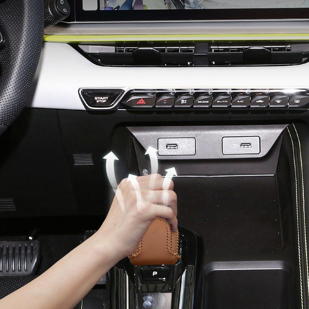 Кожаный чехол на рычаг переключения передач для Geely Boyue L Atlas 2024 2024 2025, защитная накладка на ручку переключения передач, комплект для автоматической модификации