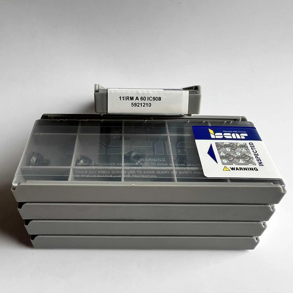 ISCAR / 11IRMA60 IC908 Industrial indexable carbide inserts 10 Pcs