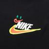 Nike Дышащие тканые повседневные брюки с принтом логотипа, детские брюки, черные HF6420010