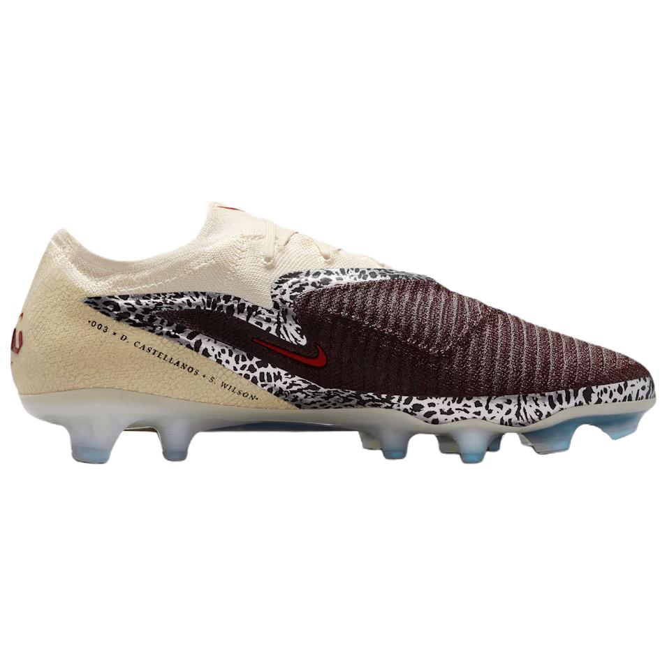 Nike Футбольные бутсы Nike Phantom 6 Low Elite FG Burgundy Crush Fossil University Red Унисекс IO8444-661