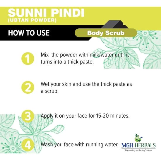 Лесные травы Натуральный уход от природы Саннипинди Травяной порошок для ванны Убтан Скраб для тела Маска для лица - Обогащен травами 200 г (Пакет из 1) )