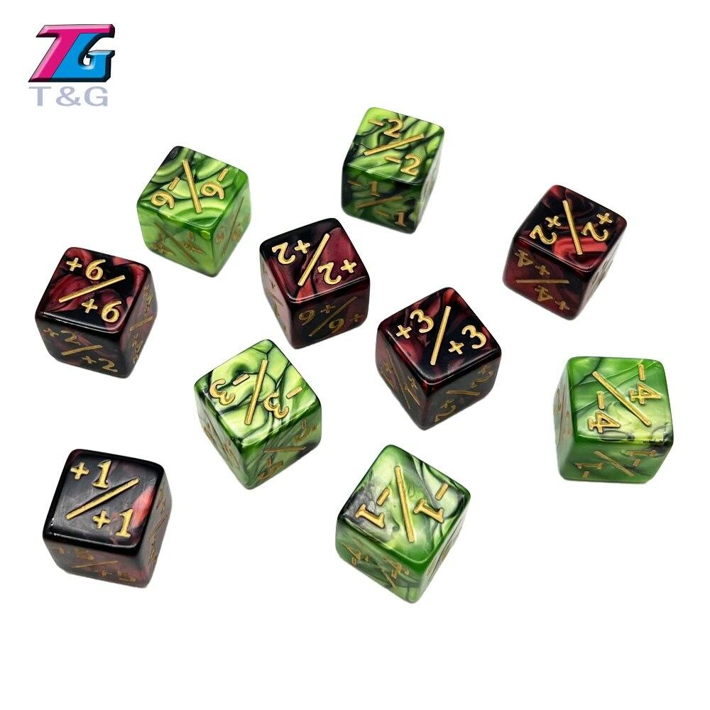 Игральные кости D6, игральные кости, высокое качество, D6, однотонные, смешанные цвета, мраморный эффект для математических игр, аксессуары для карточных игр MTG