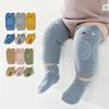 Crawling Safety Pads Socks Set Summer Baby Knee Cartoon Anti-slip Socks KidFloor Socks Kneecap Walking Protector for Girls Boys