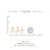 Earrings, cold wind 1010 new earrings, stainless steel earrings, European and American style popular jewelry