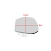 2pcs Car Frameless Wide-angle Rearview Car 360 Degree Adjustable Rearview Mirror Car Blind Spot Mirror Auto Exterior Accessories