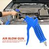 Синий пневматический пистолет-воздуходувка, комплект для продувки воздухом, с EU-коннектором, ПУ-шлангом