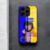 Чехол для телефона E-ENA Dream B-BBQ для IPhone 17 Air 16 E Pro Max 15 14 13 Mini 12 Pro 11 Max Plus Черная стеклянная крышка