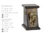 Neapolitan Mastiff, Mastino Napoletano – Urn for dog ashes, elegant urn with a statue | Art-Dog