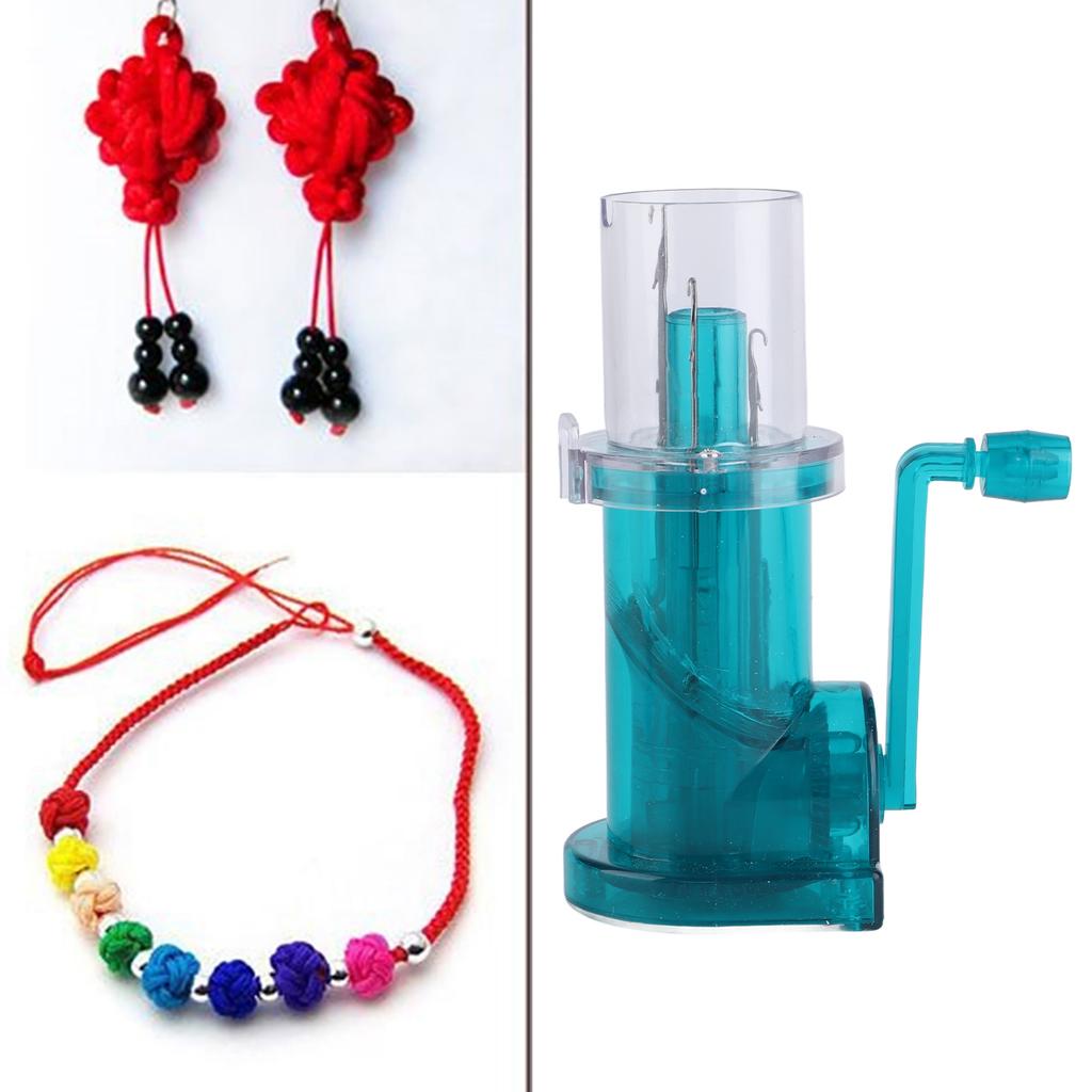 DIY Hand Operated Knitting Machine Spool Knitter Sweater Bracelet Weave Sewing Tool