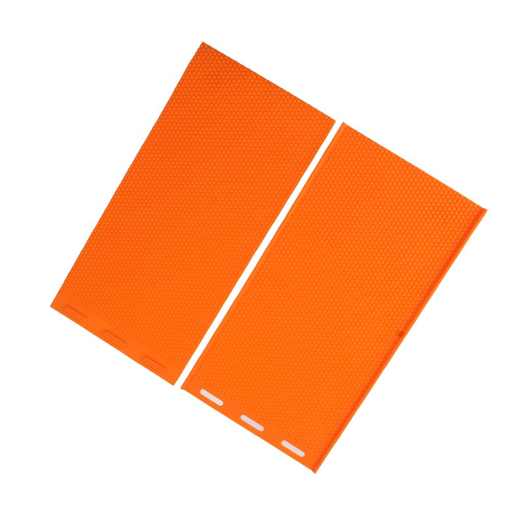 2 Sheets 5.4mm Silicone Beeswax Mold Beeswax Foundation Press Embosser Honeycomb Sheets Mold Bee