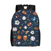 Baseball Lace Backpack Outdoor Style Backpacks Student Designer Pattern School Bags Aesthetic Rucksack