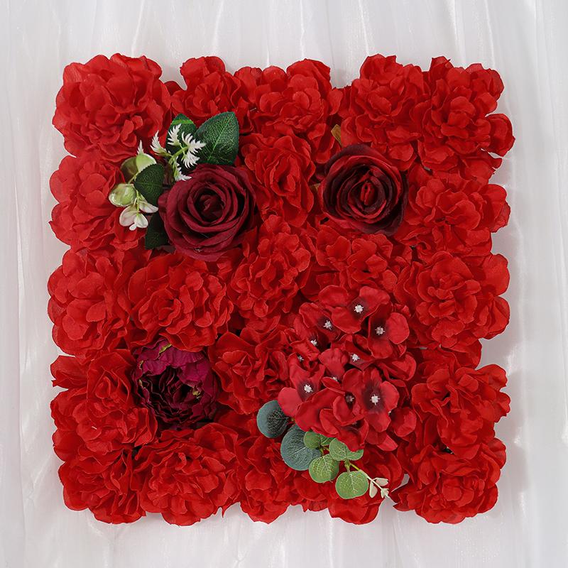 3D настенная панель с цветами 15,7*15,7 дюйма, искусственный цветок, настенный фон, шелковый коврик с розой для домашней вечеринки, свадебного декора, фон
