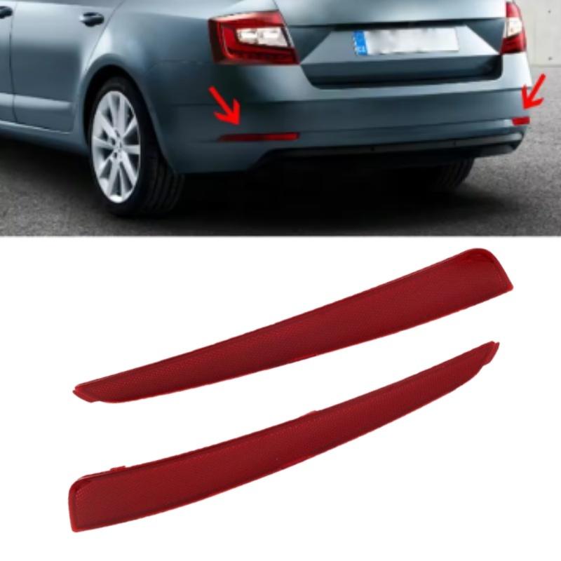 Left & Right Rear Bumper Reflector Light 5E5945105 5E5945106 For Skoda Octavia 5E A7 Sedan 2013 2014 2015 2016 2017 Car-Styling
