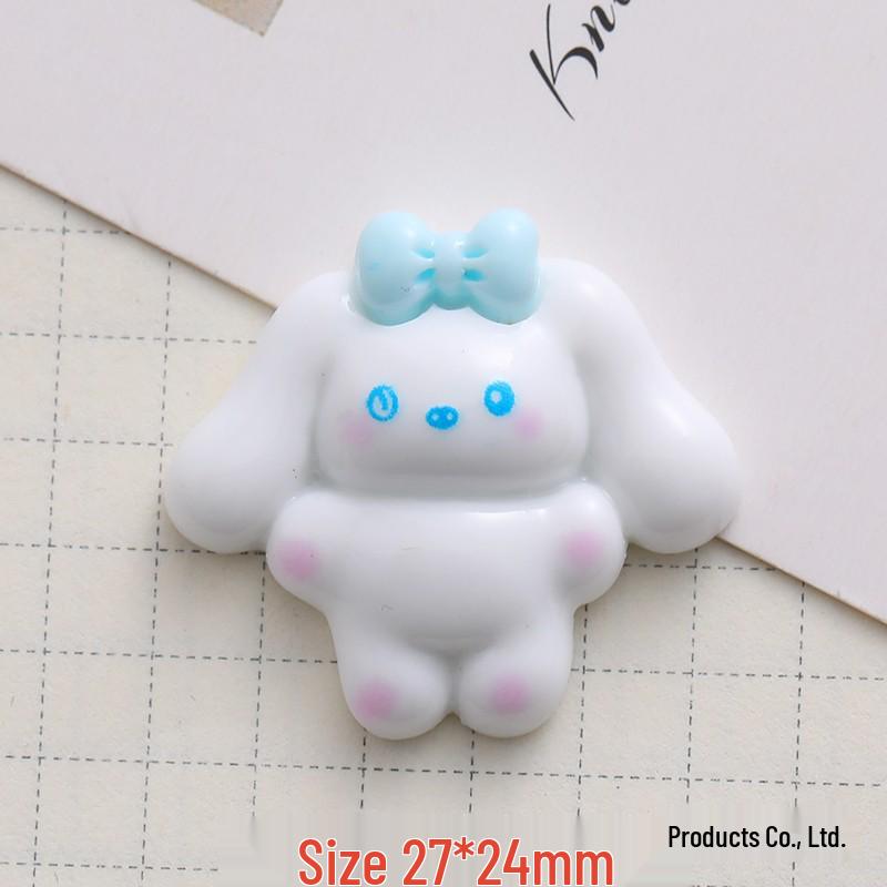 Смоляные аксессуары Sanrio с мультяшными персонажами: Милые наклейки на телефон, Заколки для волос, Магниты на холодильник, Пряжки для обуви