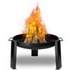 Fire Pit for Campfire Garden Grill Cauldron Cast Iron Steel Fire Pit 60