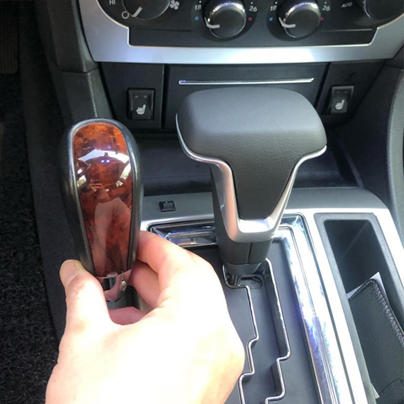 For Chrysler 300C 2004-2011 Leather Handball Shift knob Automatic Gearbox Handles Gear Shift Knob Lever Stick Head